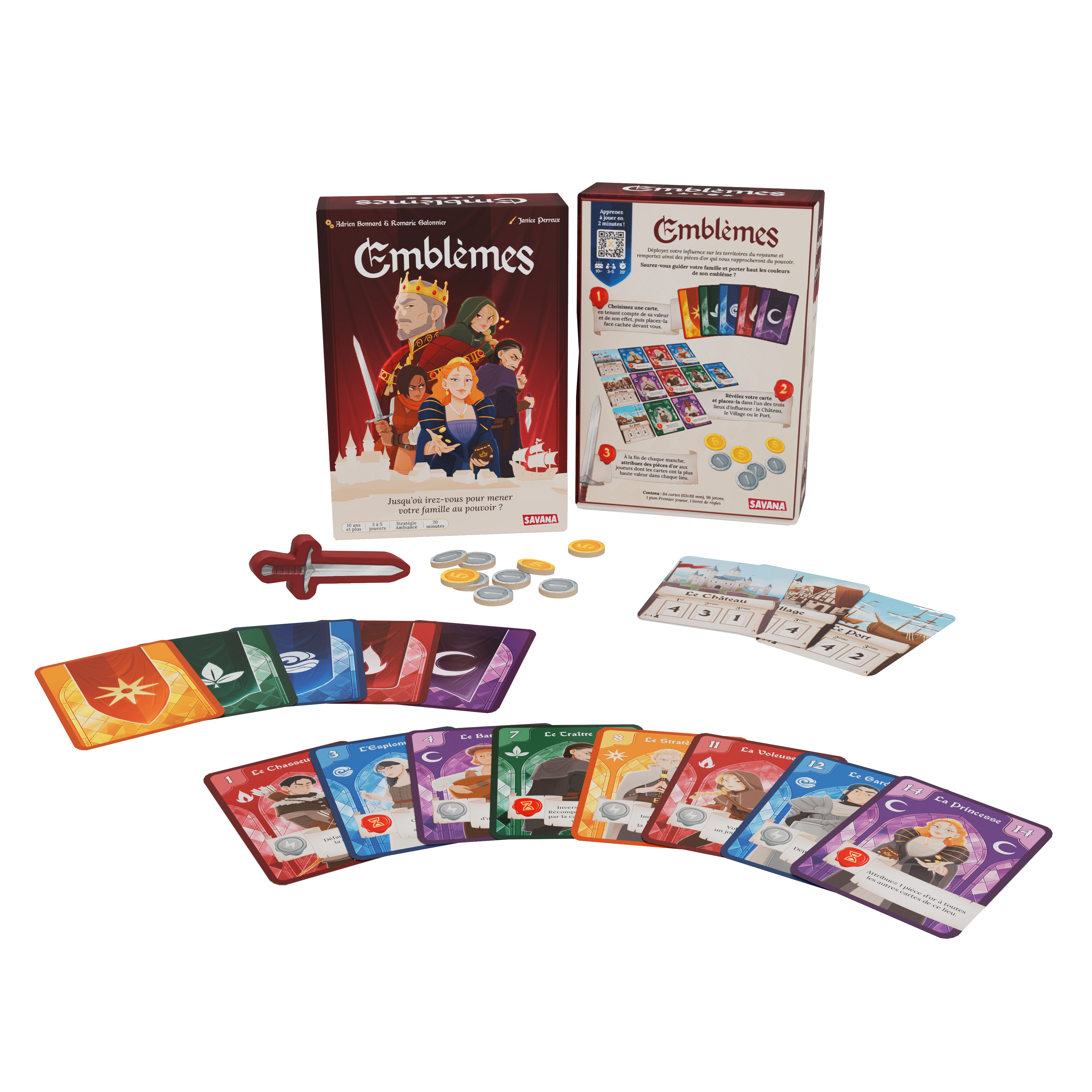 EMBLÈMES – LE JEU DE STRATÉGIE ET DE FOURBERIES