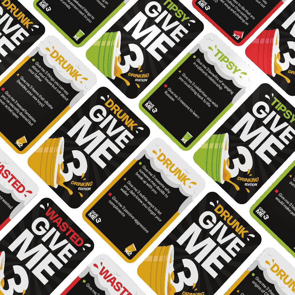 GIVE ME 3 Drinking|UK edition