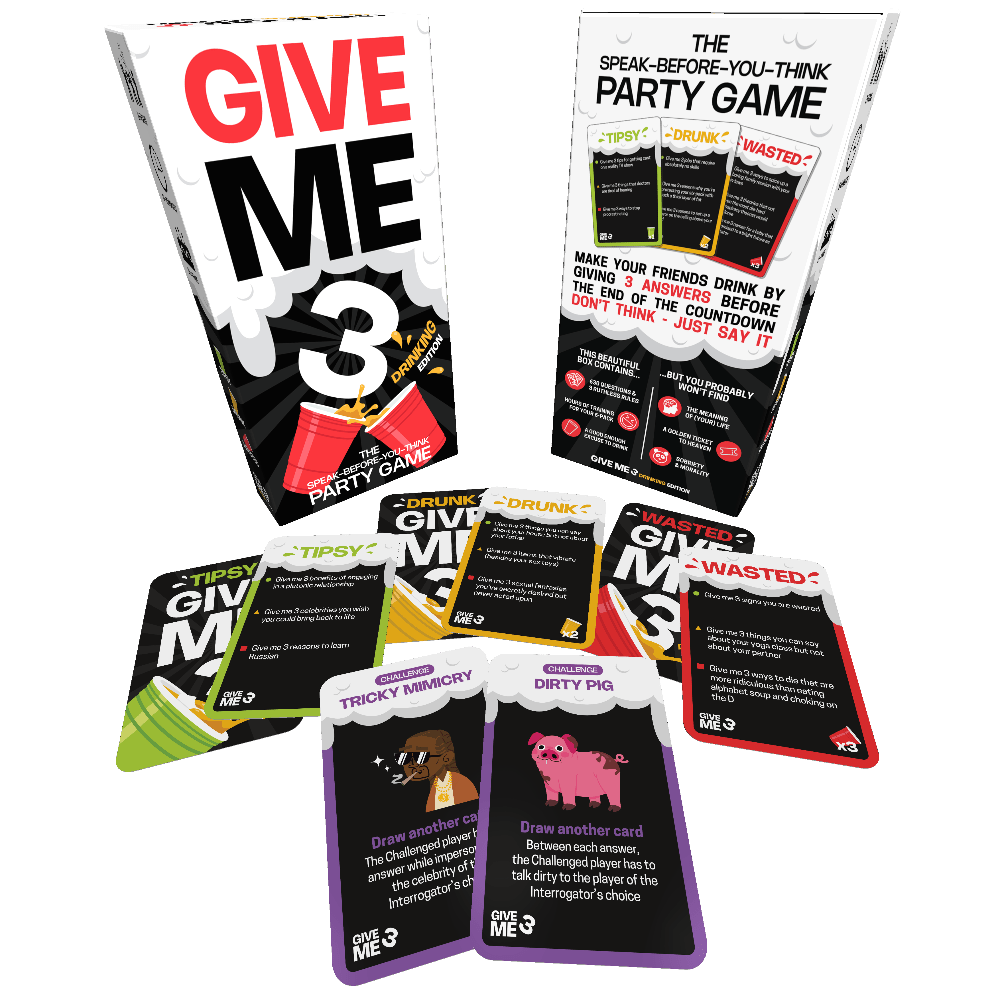 GIVE ME 3 Drinking|UK edition