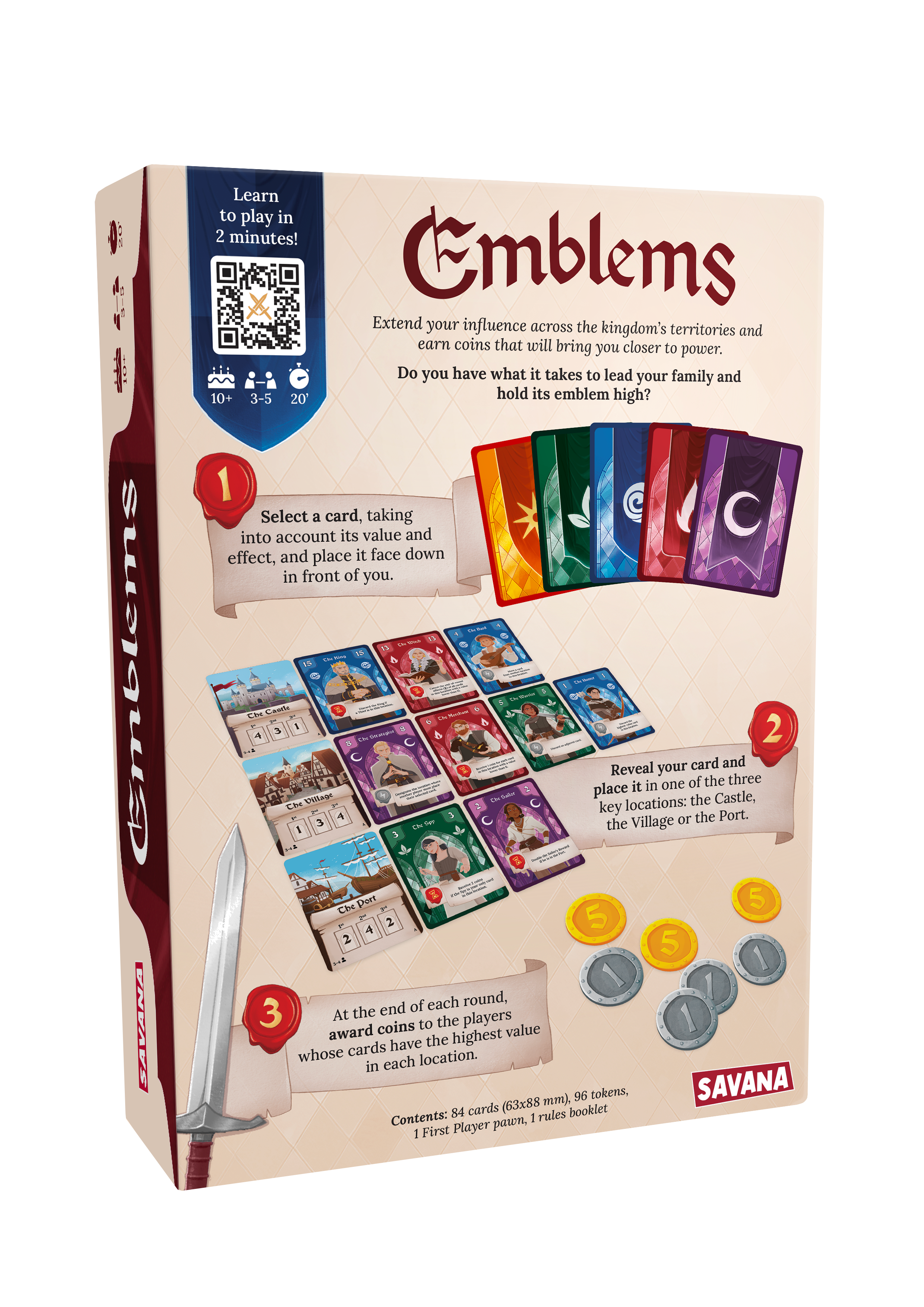 EMBLEMS - THE GAME OF SCHEMES AND STRATEGY
