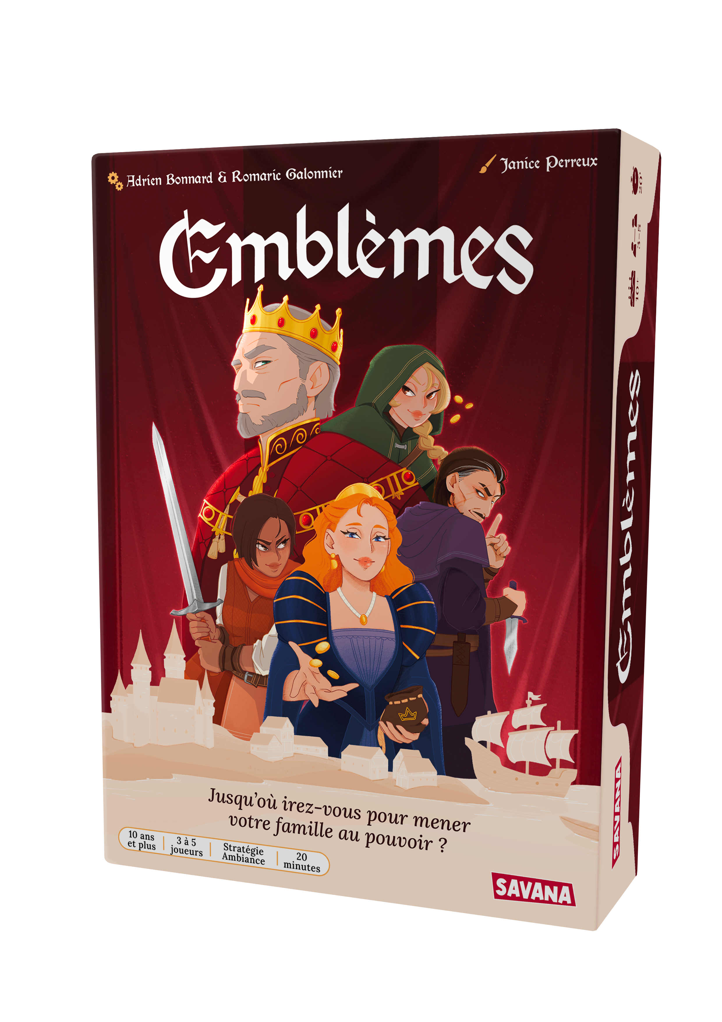 EMBLÈMES – LE JEU DE STRATÉGIE ET DE FOURBERIES
