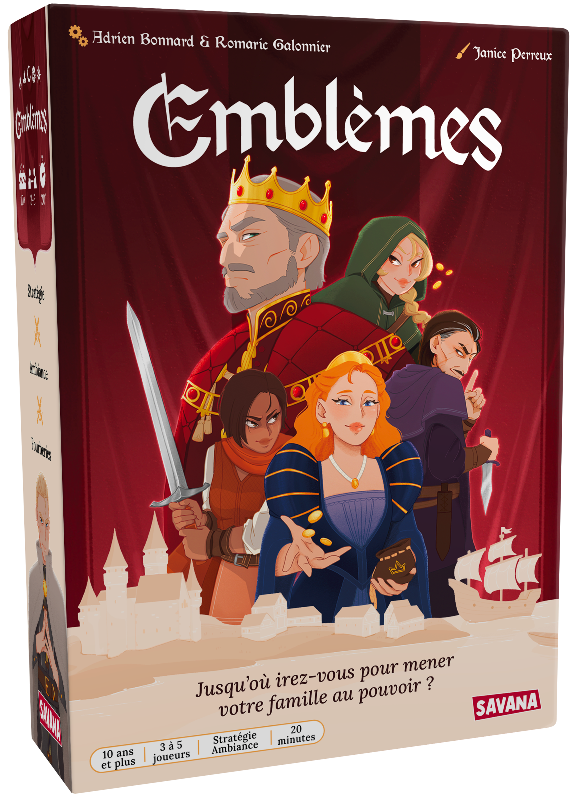 EMBLÈMES – LE JEU DE STRATÉGIE ET DE FOURBERIES