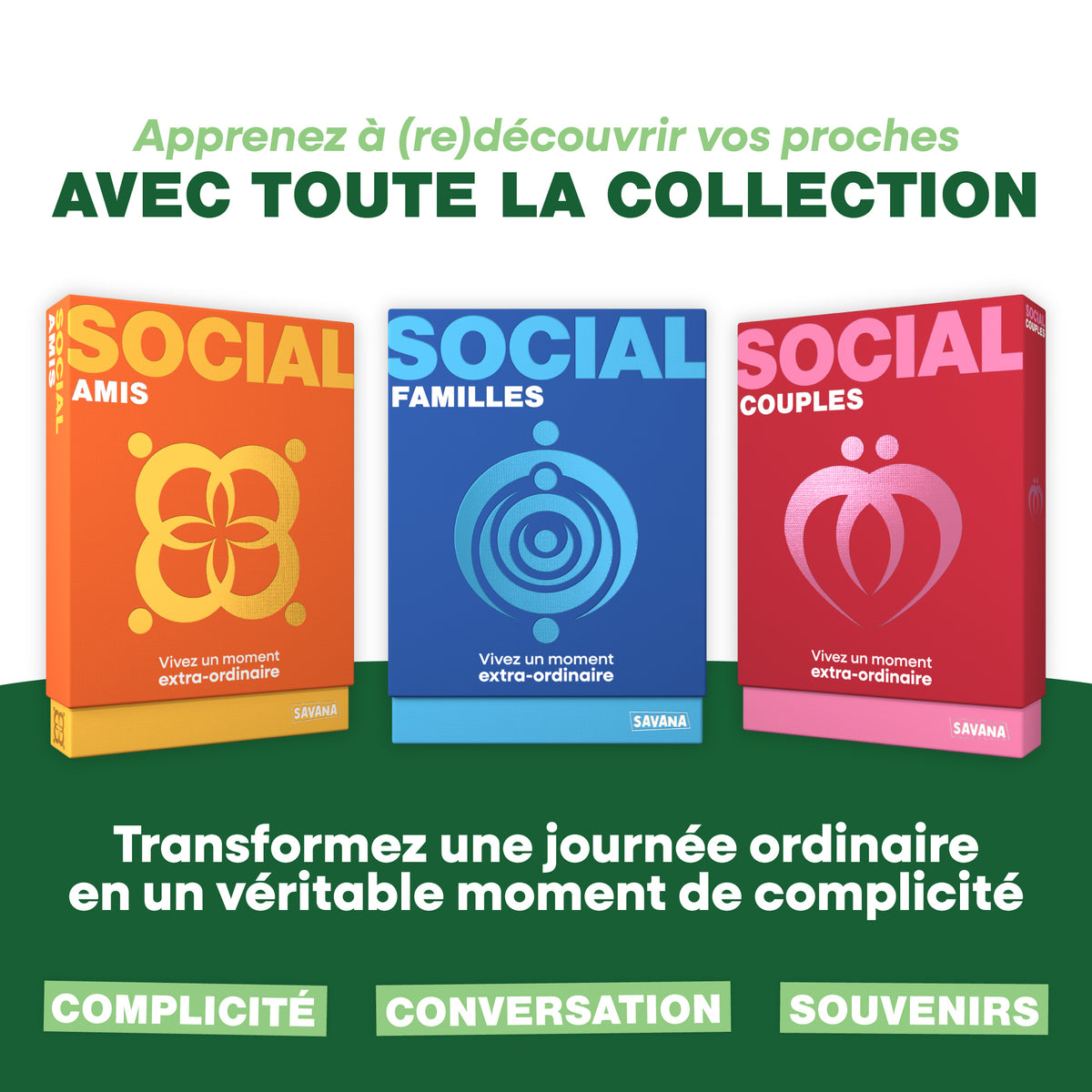 Social Grands-Parents – jeu de cartes de conversation SAVANA